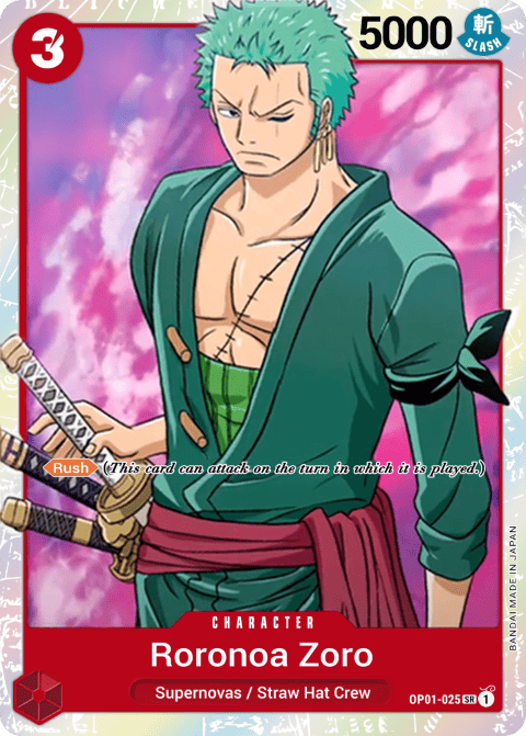 OP01-025 Roronoa Zoro