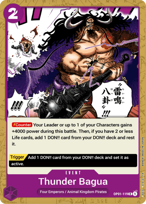 OP01-119 Thunder Bagua