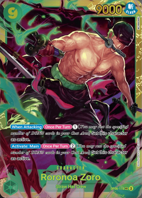 OP06-118 Roronoa Zoro