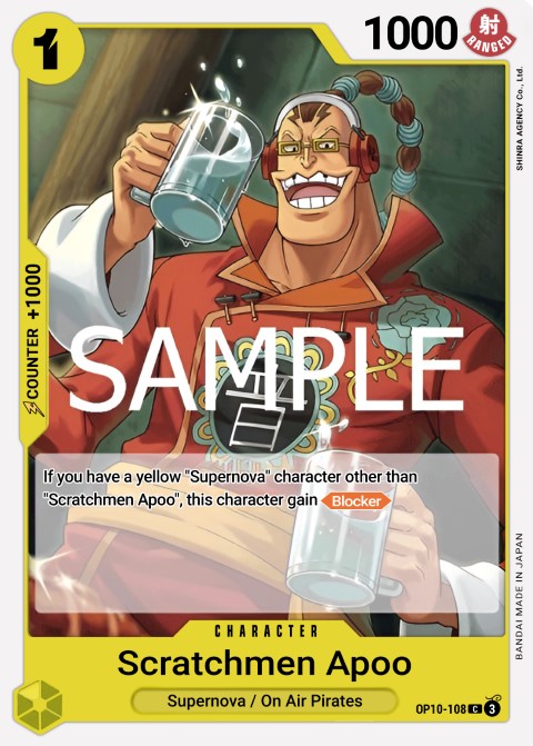 OP10-108 Scratchmen Apoo