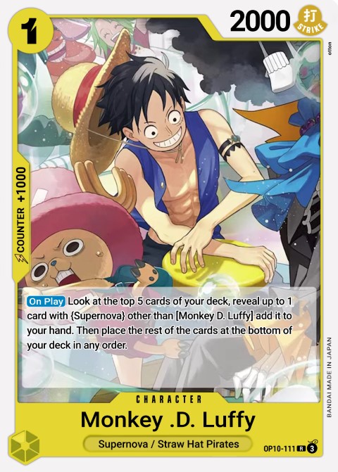 OP10-111 Monkey .D. Luffy