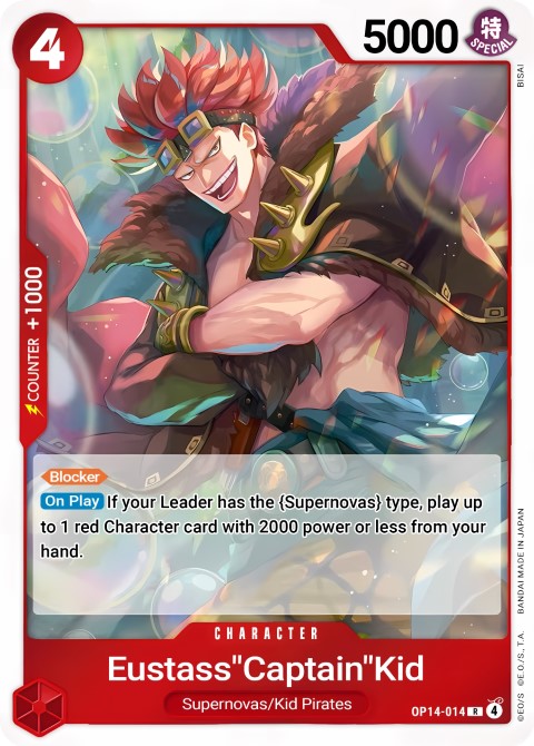 OP14-014 Eustass"Captain"Kid