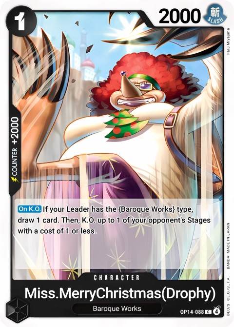 OP14-088 Miss.MerryChristmas(Drophy)