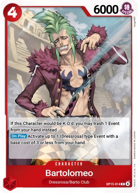 OP15-014 Bartolomeo