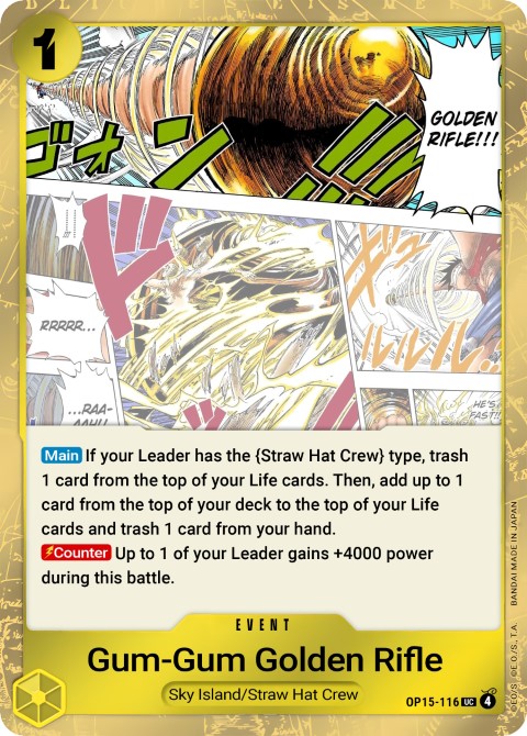 OP15-116 Gum-Gum Golden Rifle