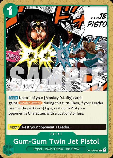 OP16-039 Gum-Gum Twin Jet Pistol