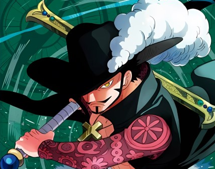Dracule Mihawk leader art